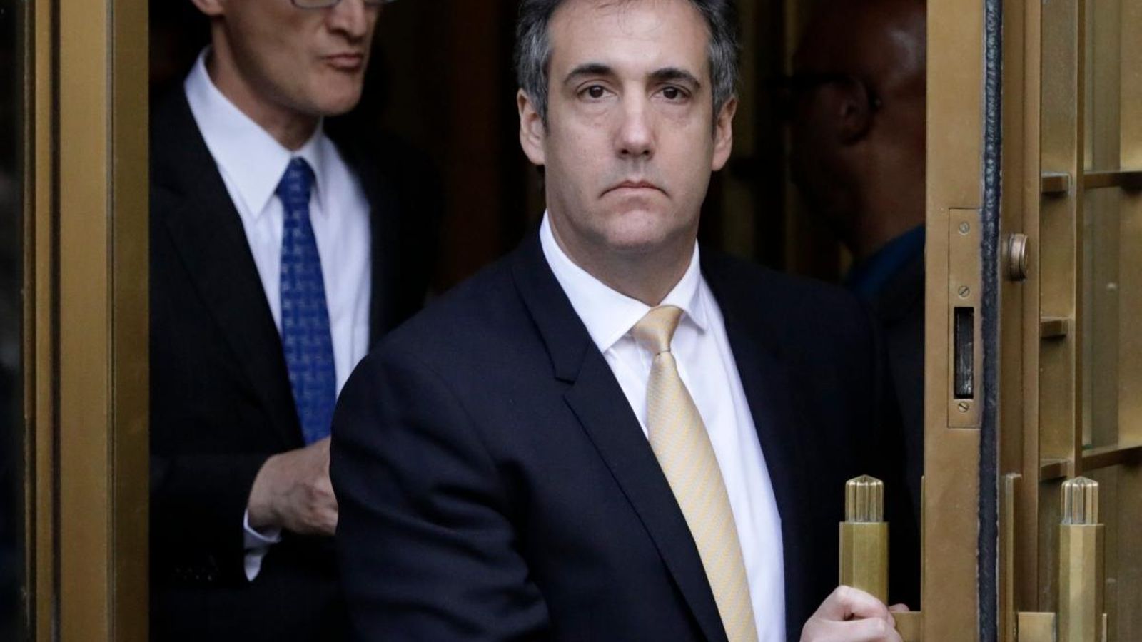 Michael Cohen, ahir després de l’audiència en la Cort Federal dels Estats Units