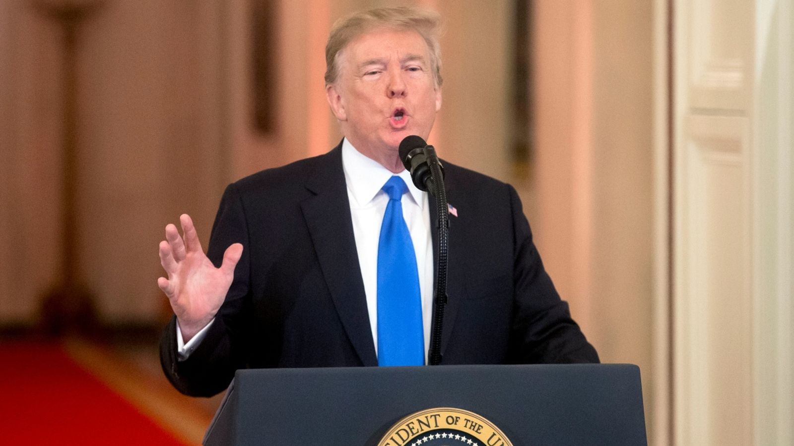 Donald Trump aquest matí.