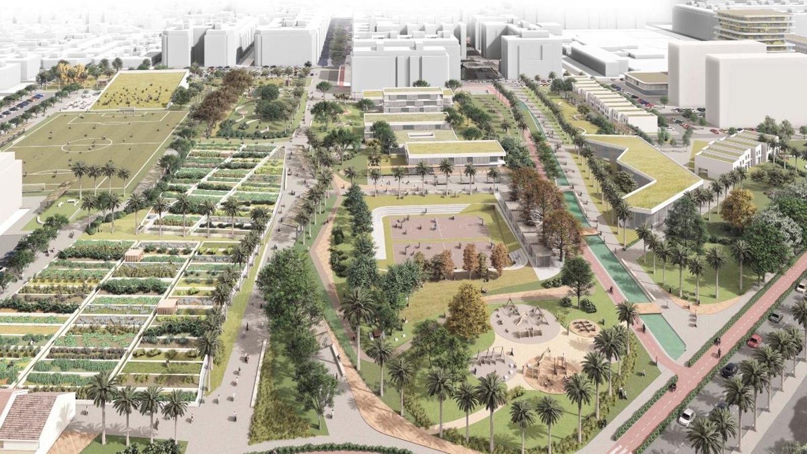 Projecte urbanístic plantejat al barri de Benimaclet de València