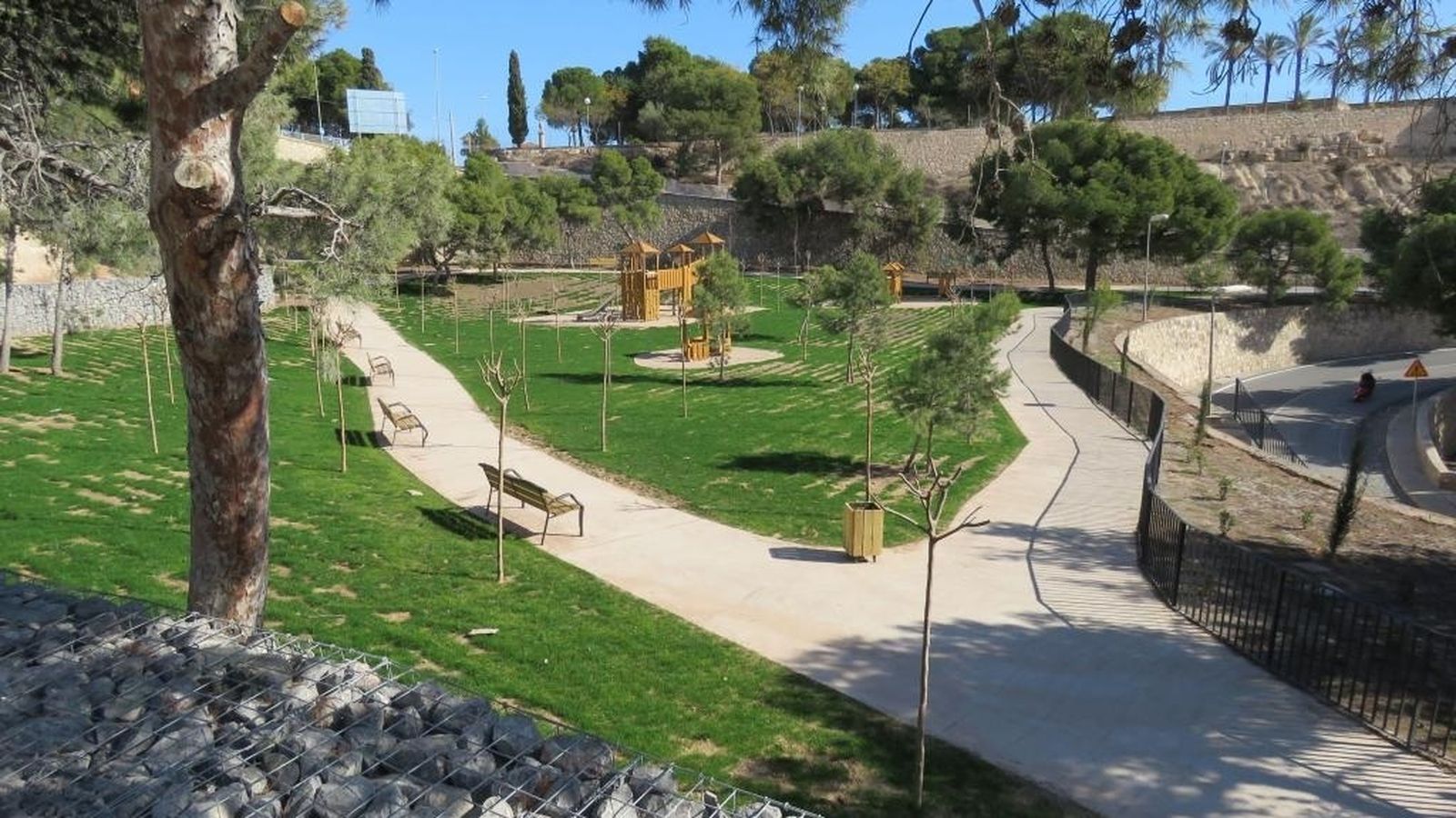 Un parc a Alacant, en una imatge d'arxiu