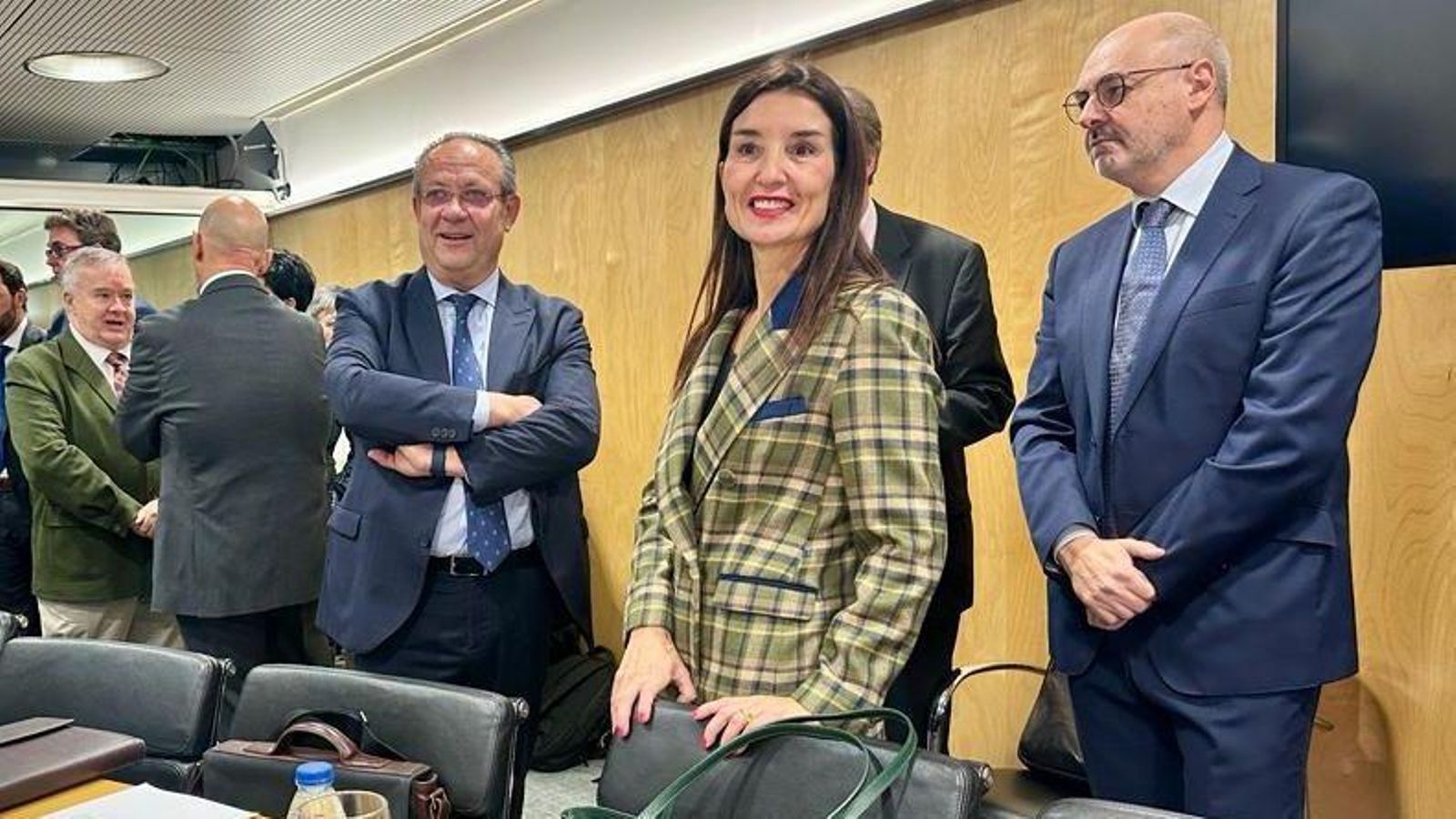 La consellera d'Hisenda, Ruth Merino, aquest dilluns en el CPFF