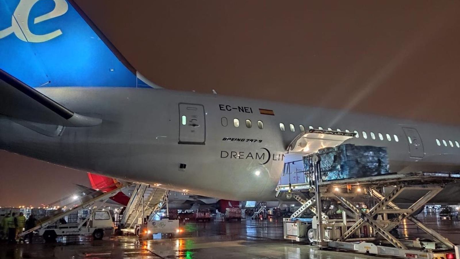 Aquest és el tretzé avió noliejat dins de l’operació Ruta de la Seda.