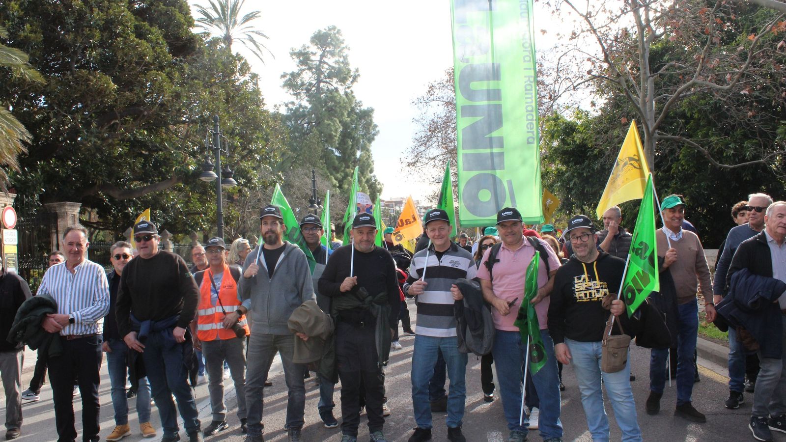 Imatge d'arxiu d'una manifestació de La Unió Llauradora i Ramadera