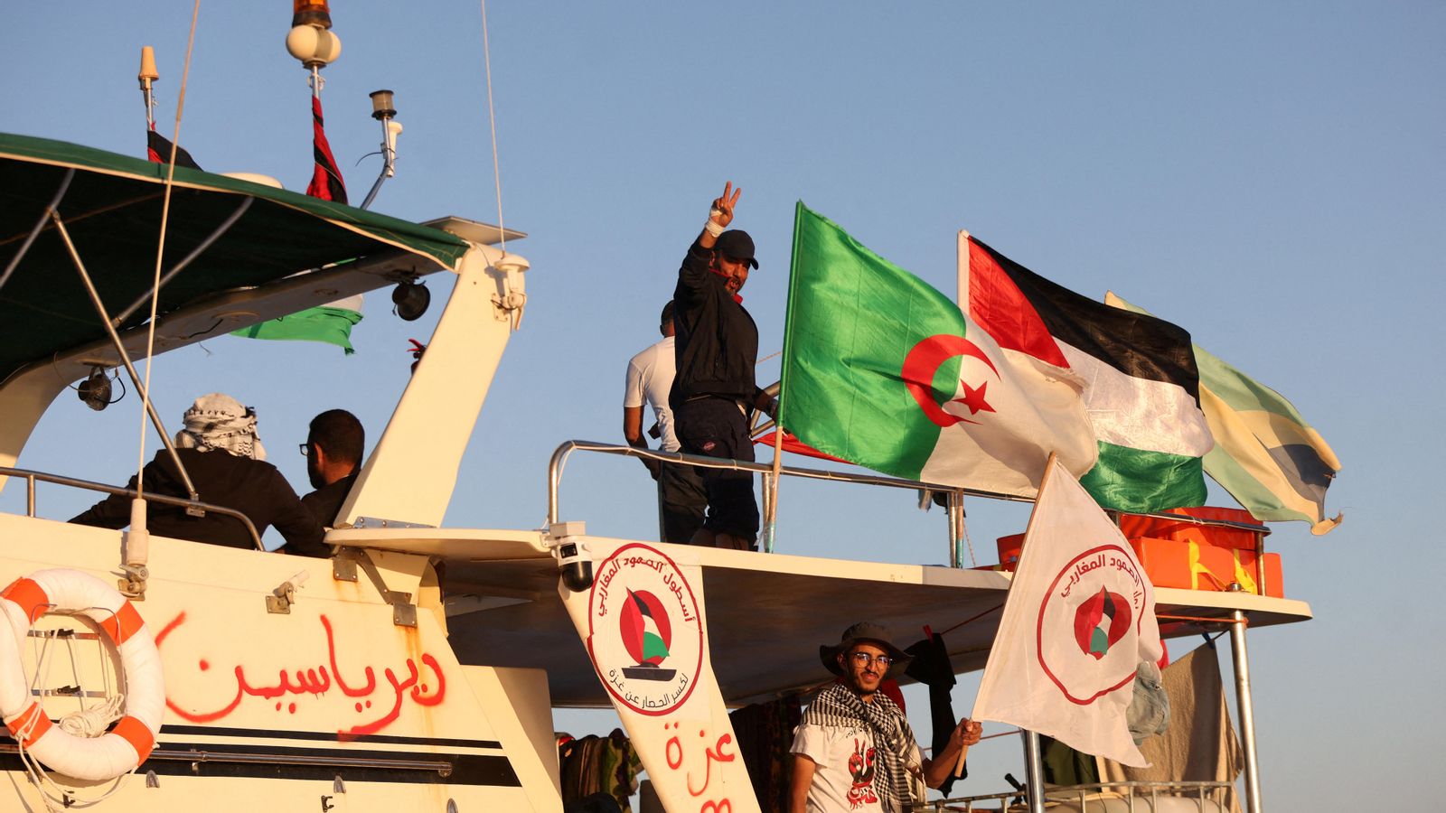 La Global Sumud Flotilla este dimecres