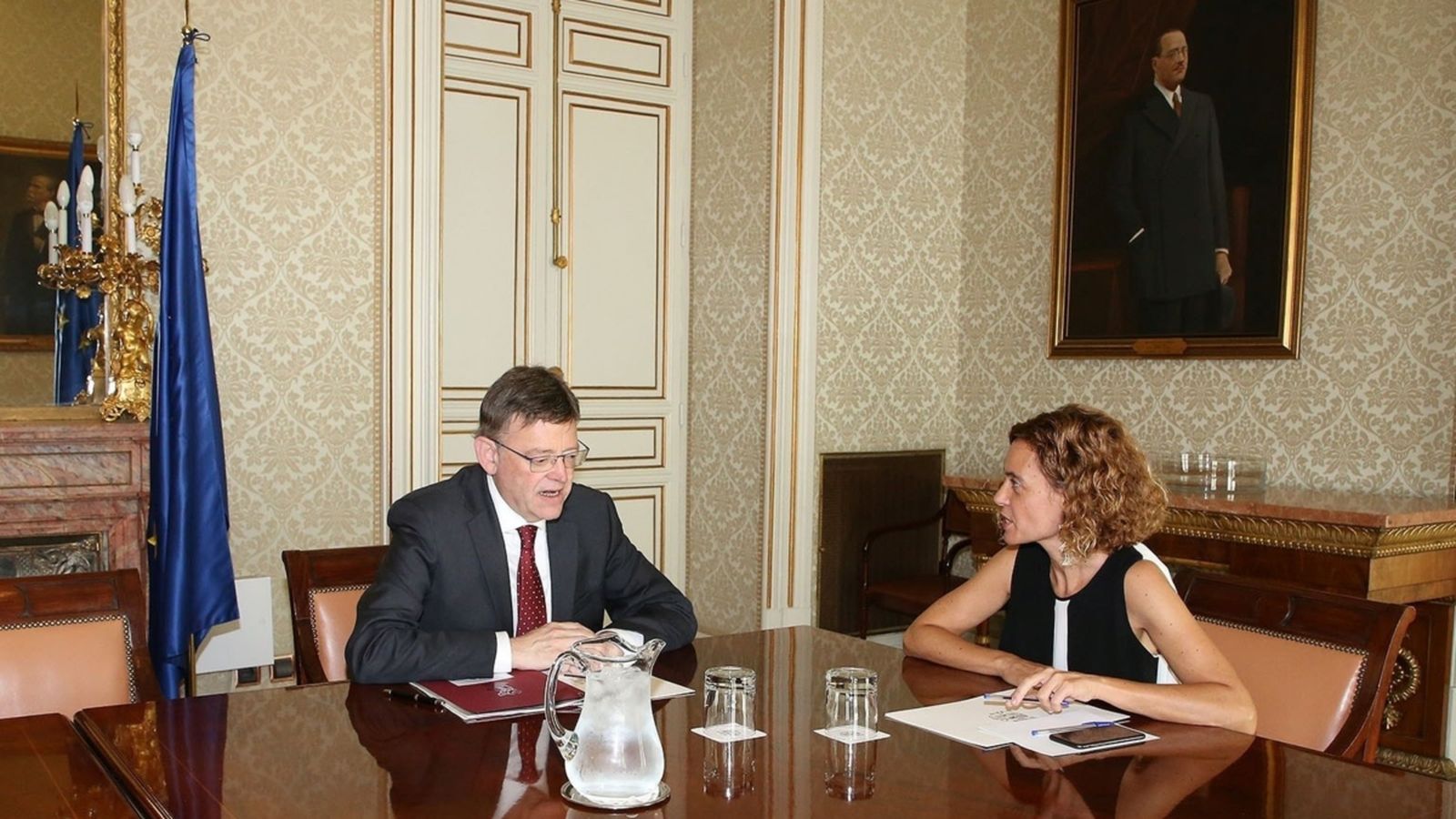 Ximo Puig ha presentat, a Meritxell Batet, el full de ruta de la nova relació entre el Govern d'Espanya i el Consell