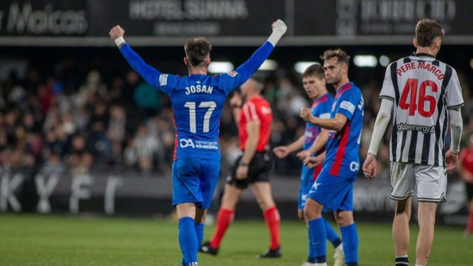 Josan celebra la victòria