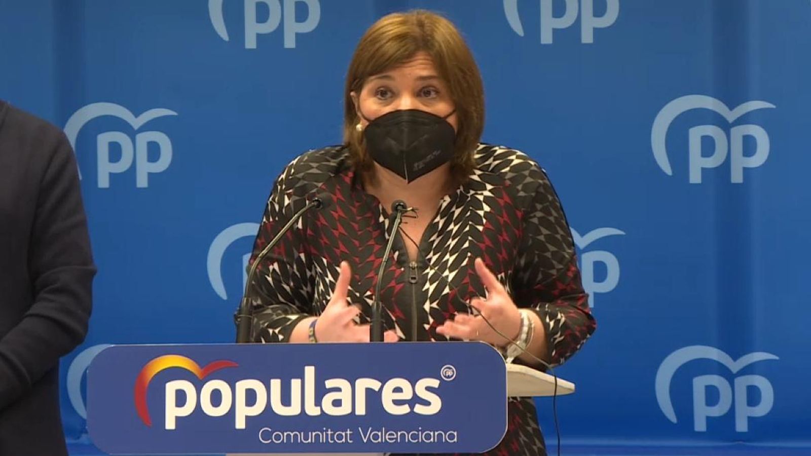 La presidenta del Partit Popular de la Comunitat Valenciana, Isabel Bonig, aquest dilluns