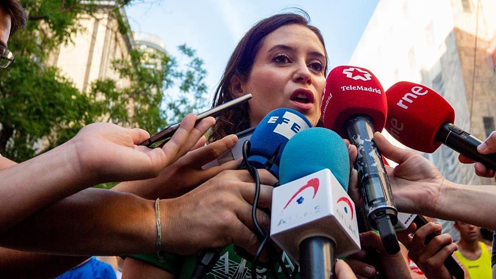 La candidata del PP a la presidència de la Comunitat de Madrid, Isabel Díaz Ayuso