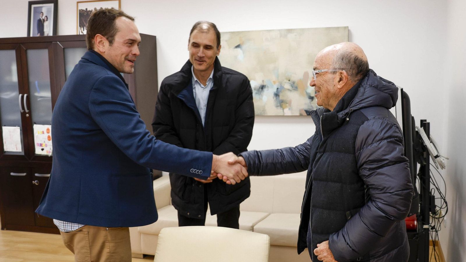 Cervera i Ezpeleta s'han reunit amb l'alcalde de Xest, José Morell