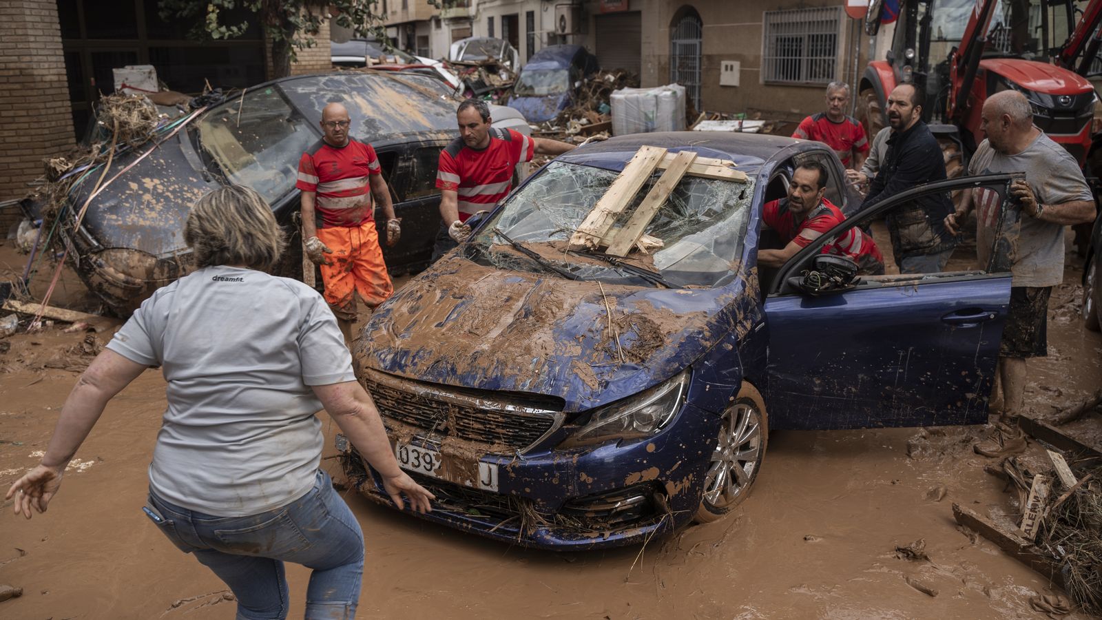 Els estralls de la dana a Aldaia, en una imatge d'arxiu