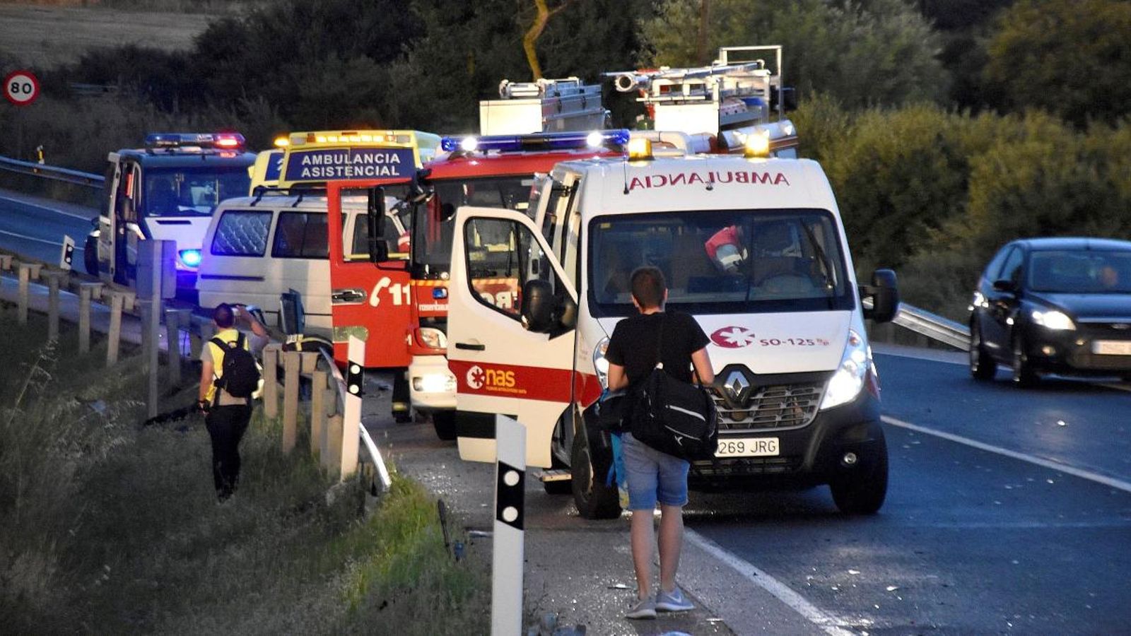 Un dels accidents d'aquest cap de setmana