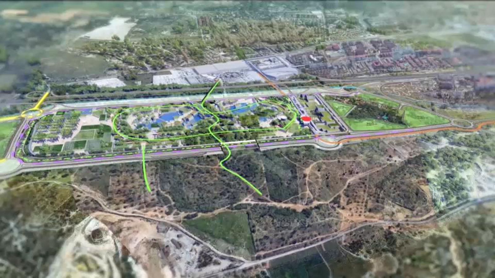 La nova proposta del centre comercial a Paterna redueix un 25% la superfície i amplia les zones verdes.