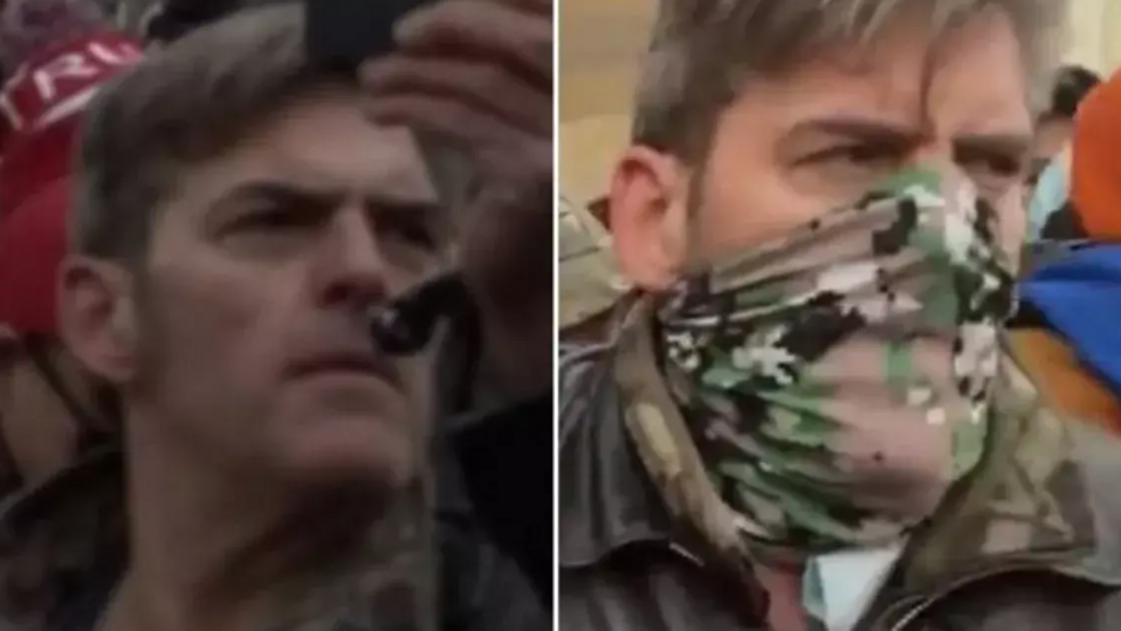 L'actor durant l'assalt al capitoli