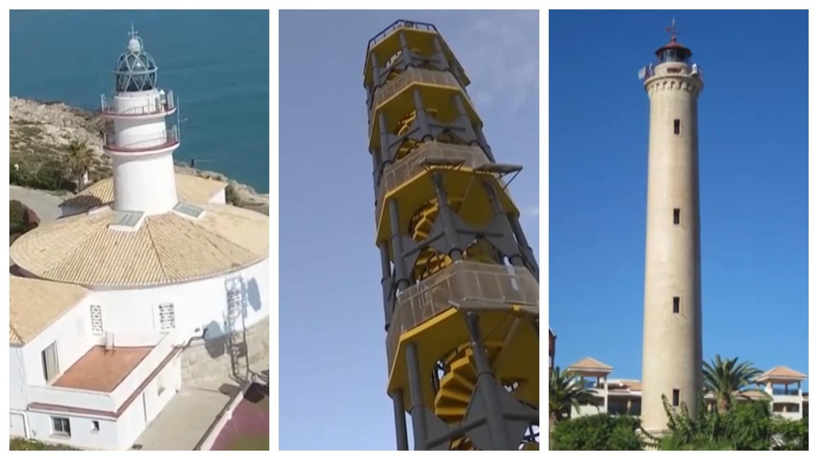 Els fars de Cullera, de València i de Canet