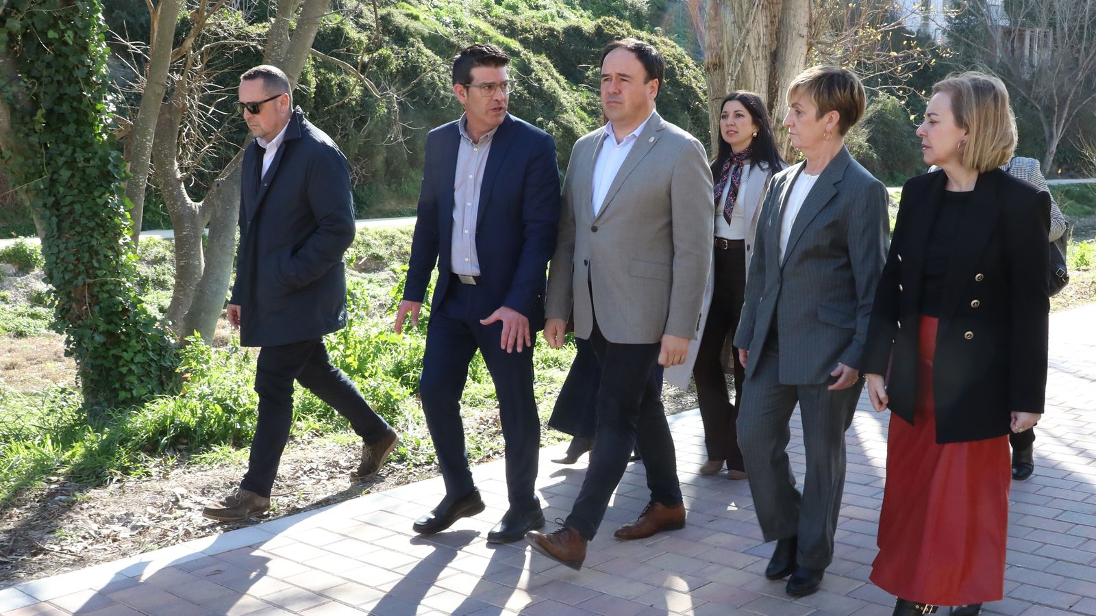 L'alcalde d'Ontinyent, Jorge Rodríguez, amb el president de la Generalitat, Juanfran Pérez Llorca, este divendres