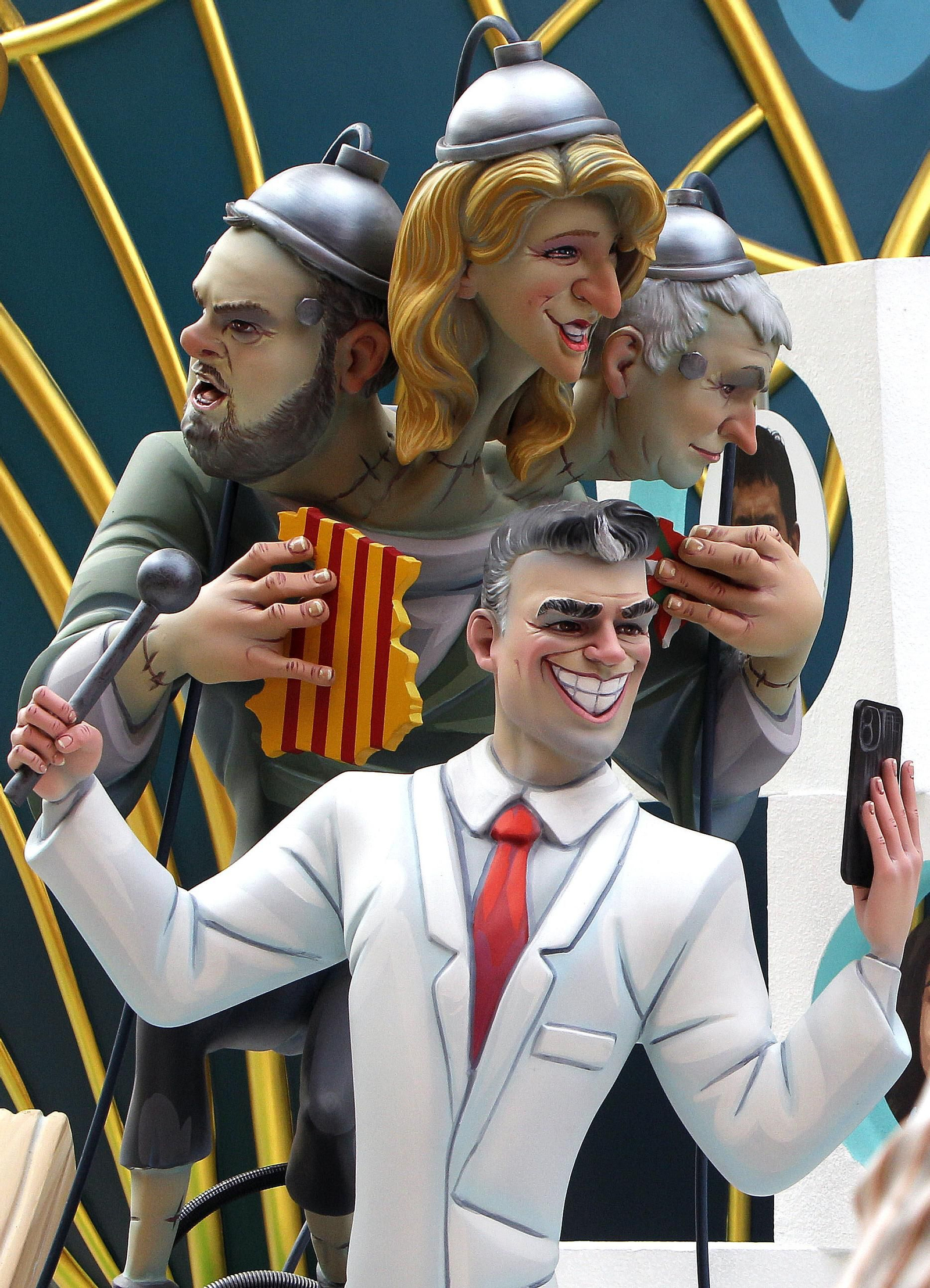 Oriol Junqueras, Aitor Esteban i Yolanda Díaz a Floridad-Portatge