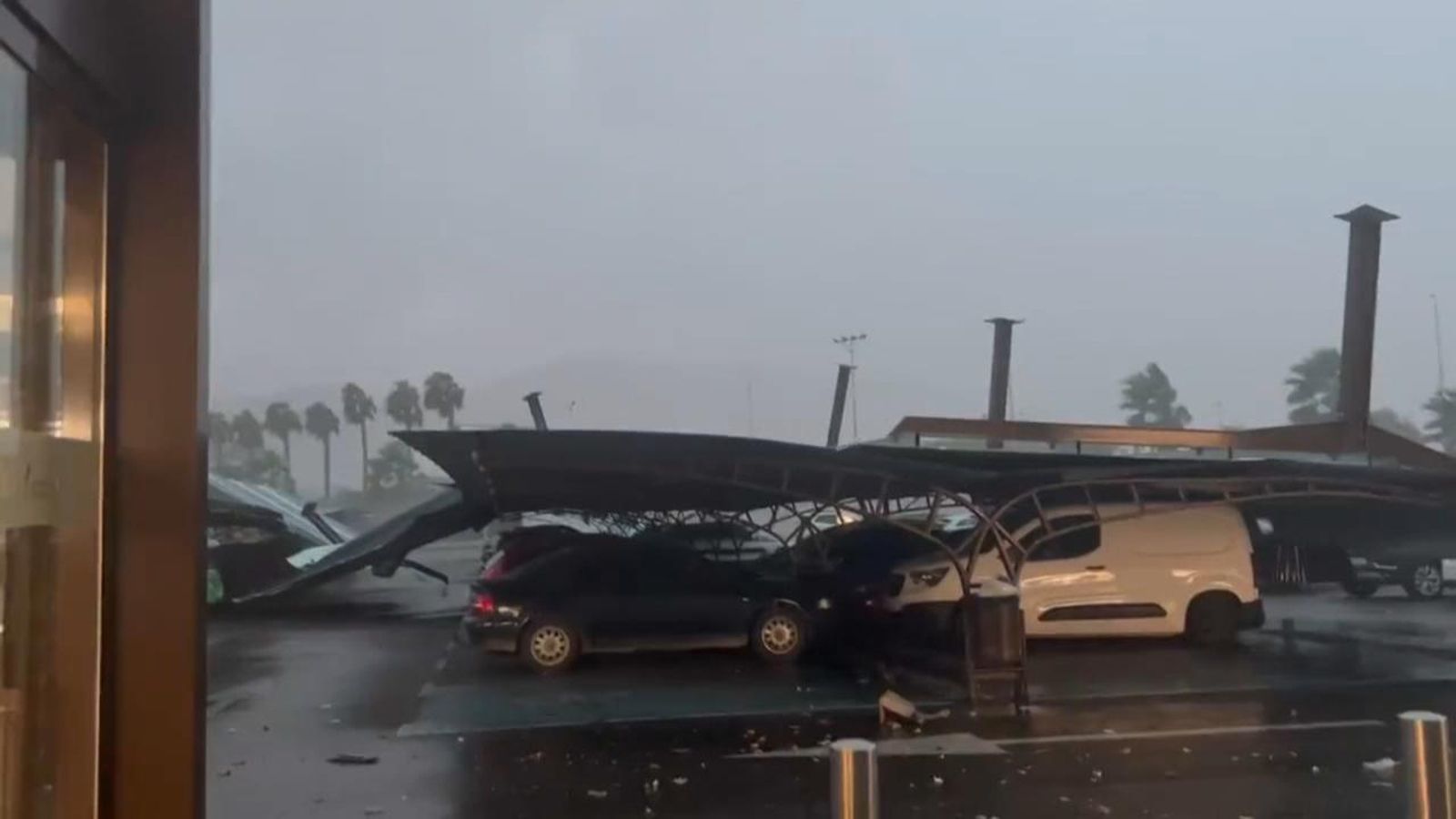 A Xàtiva les ratxes de vent han superat els 100 km/h.