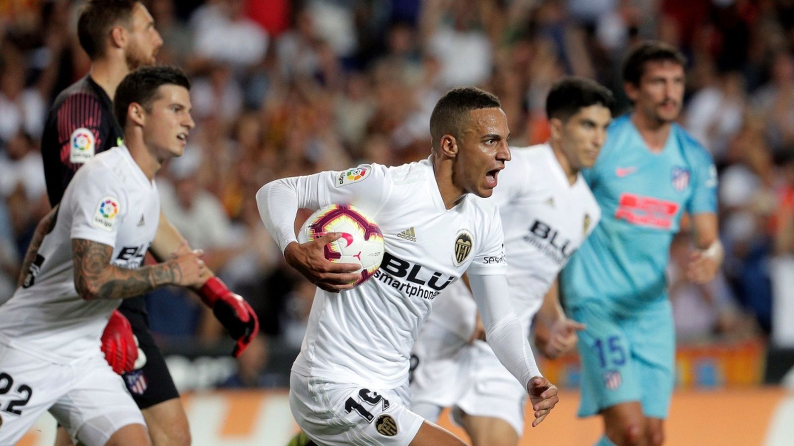 Rodrigo Moreno ha fet el gol de l'empat per al València en la segona part | (Efe)