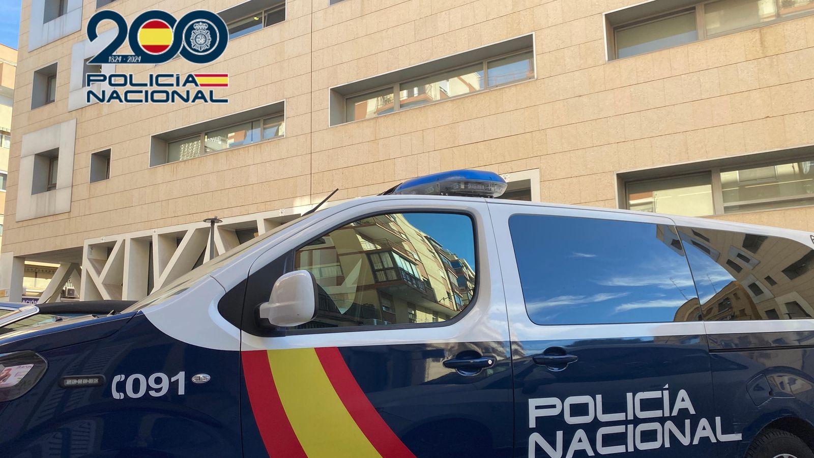 Cotxe de la Policia Nacional a Alacant