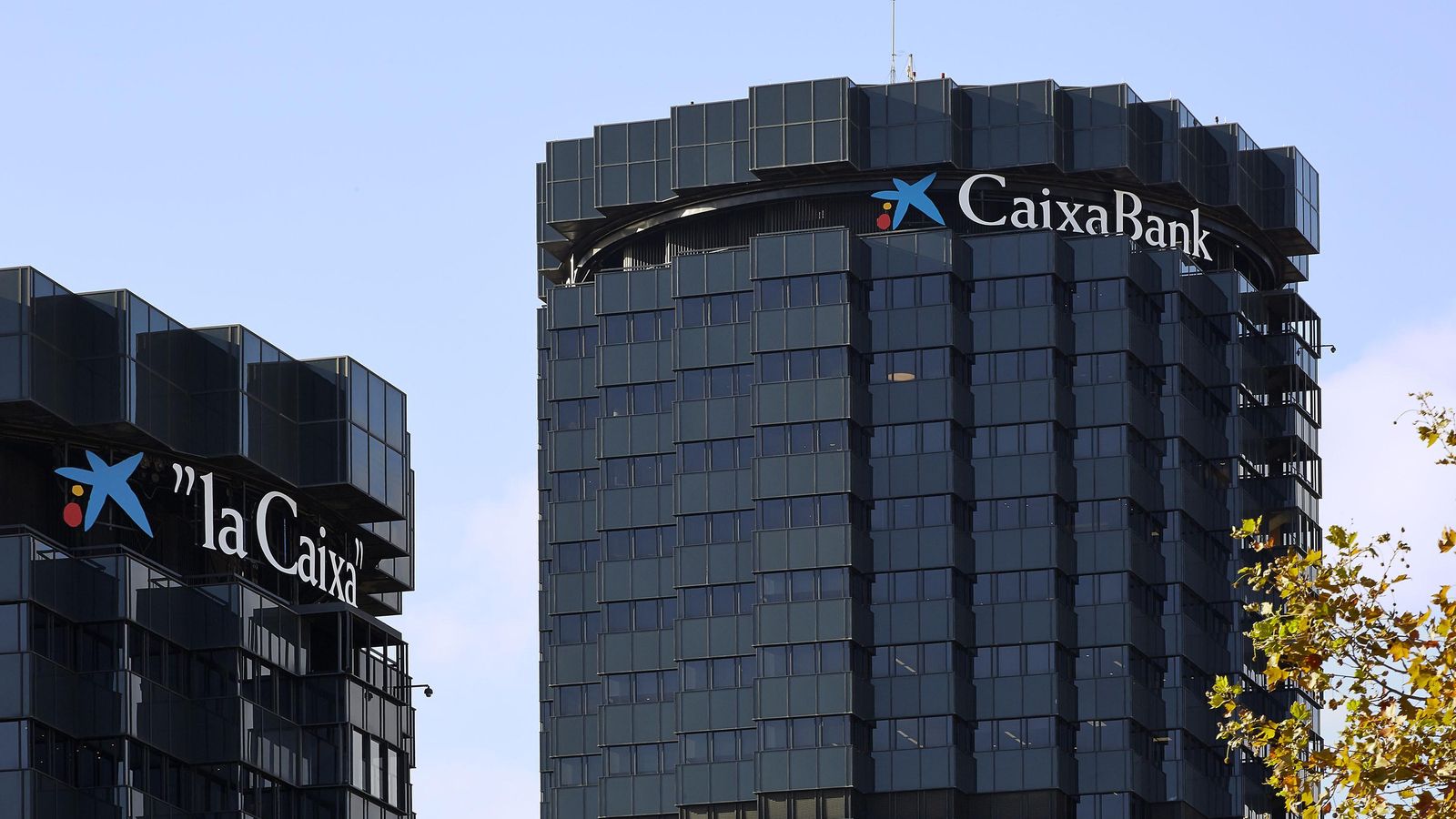 Els edificis de Caixabank a Barcelona