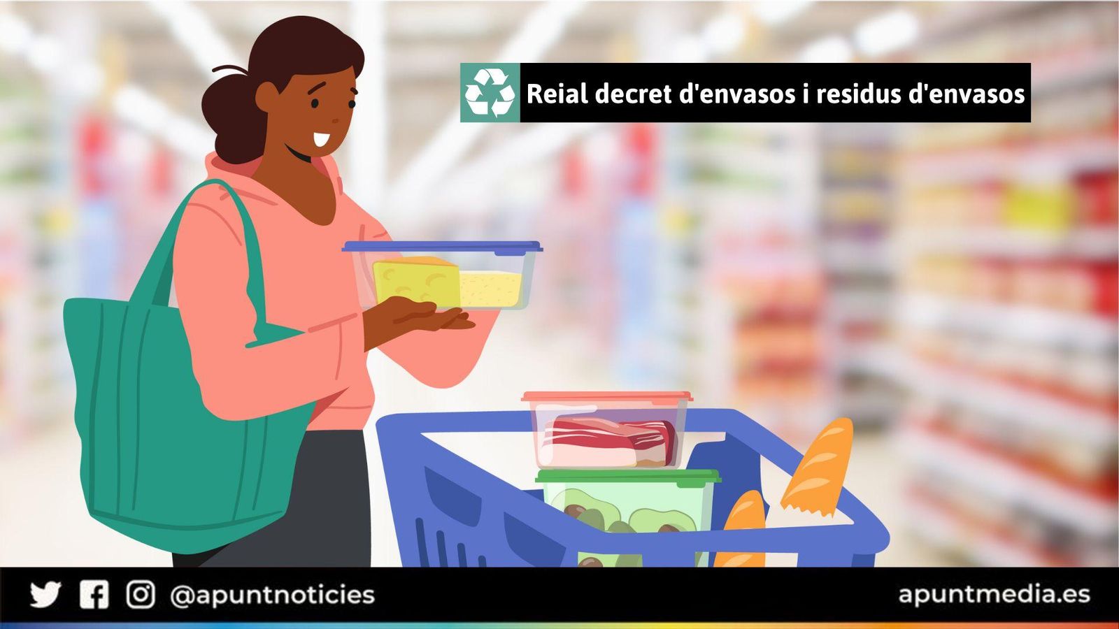 Borses, carmanyoles, botelles, pots: nous companys per anar a comprar