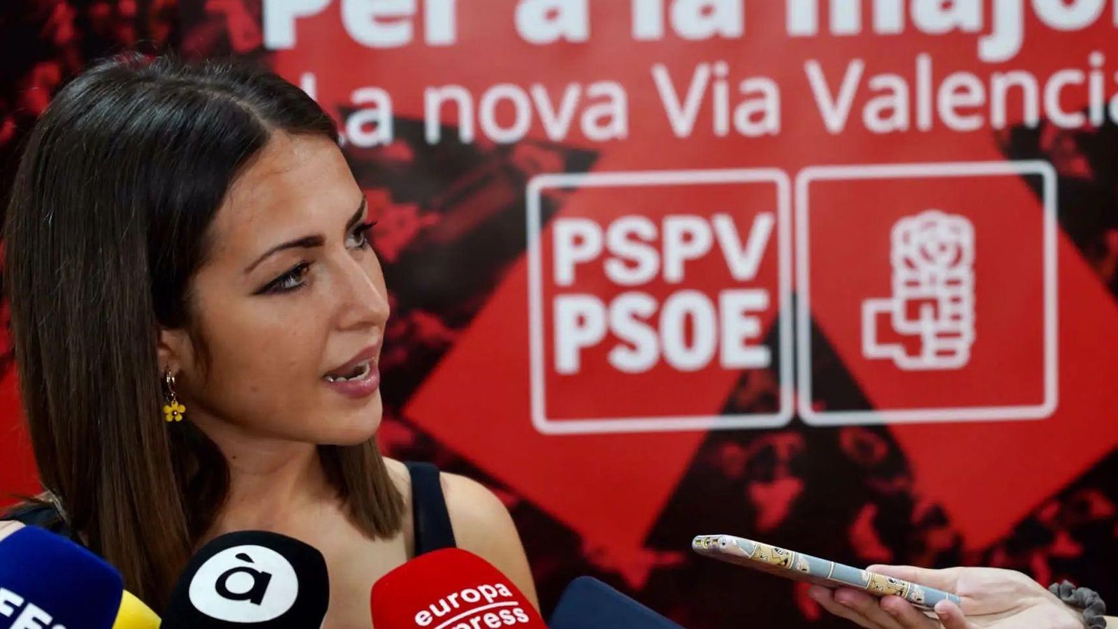 La sotssecretària general i d'Igualtat del PSPV-PSOE, Ana Domínguez