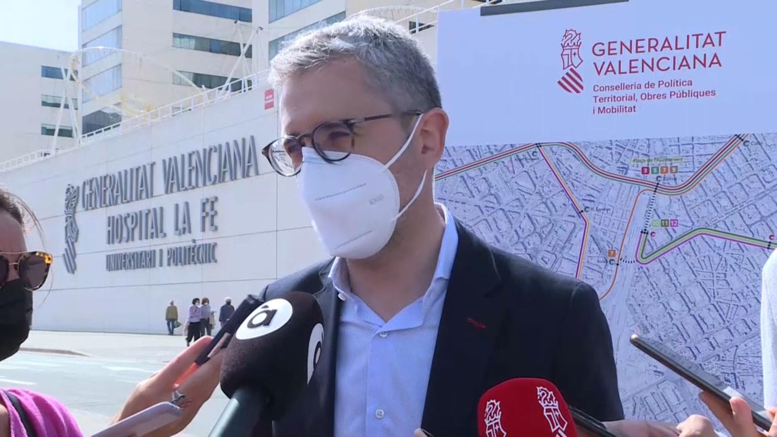 El conseller de Política Territorial, Obres Públiques i Mobilitat, Arcadi España