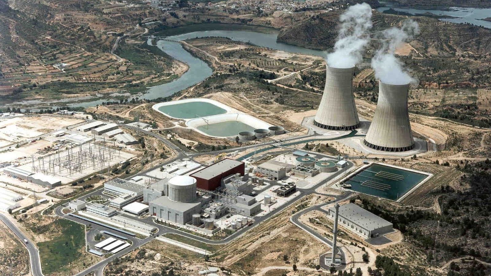 Paronámica aèria de Cofrents