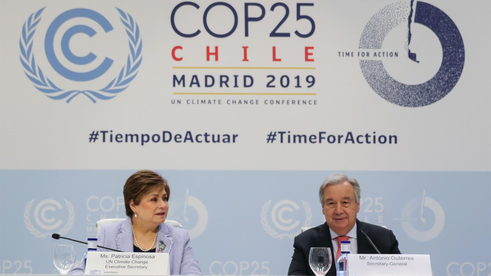 El secretari general de les Nacions Unides, António Guterres, en roda de premsa