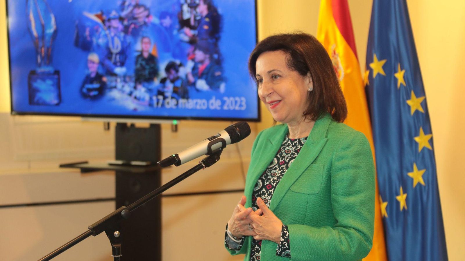 Margarita Robles en la seua intervenció en l'acte d'aquest divendres