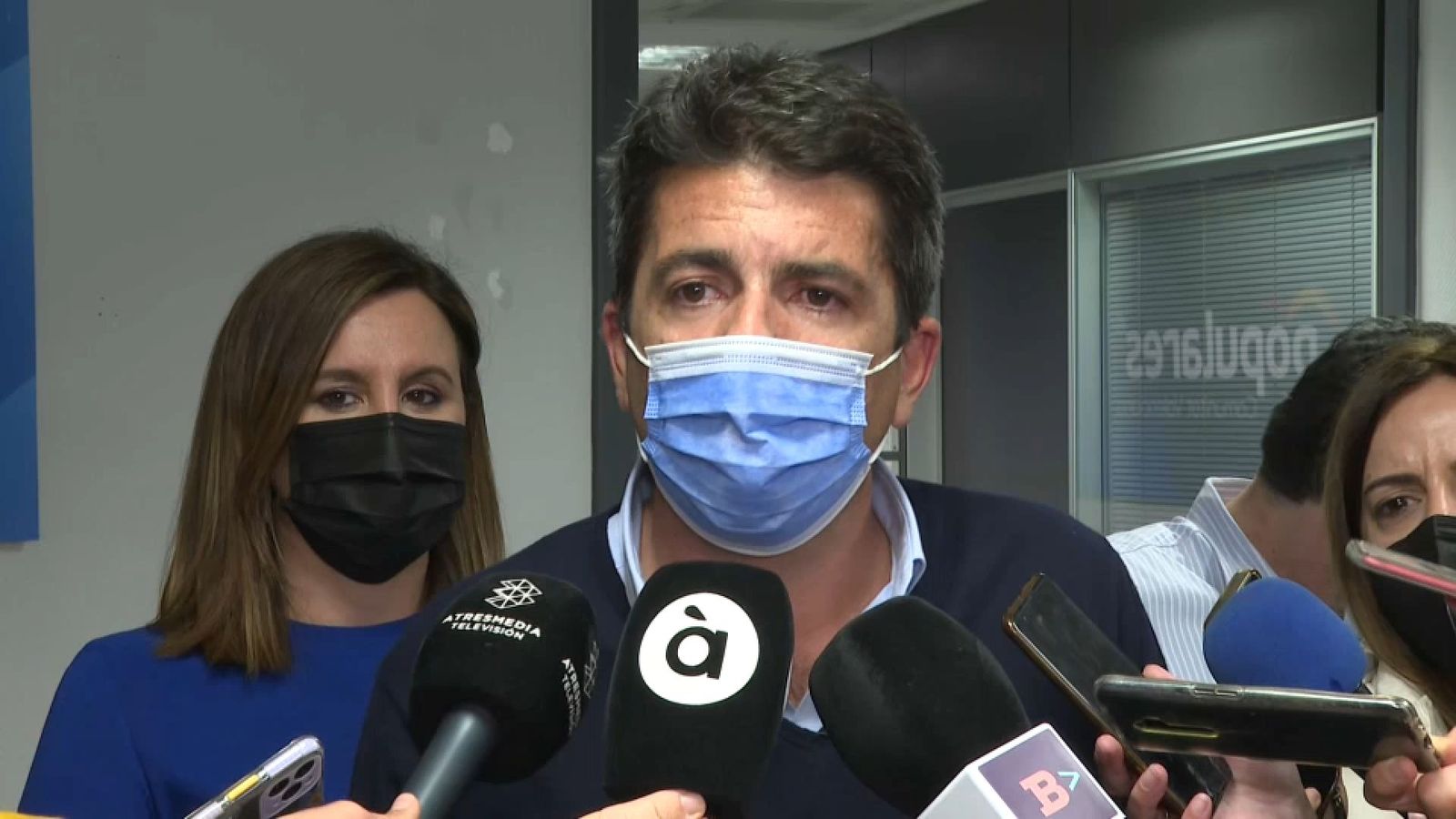 Roda de premsa del president del Partit Popular a la Comunitat Valenciana, Carlos Mazón
