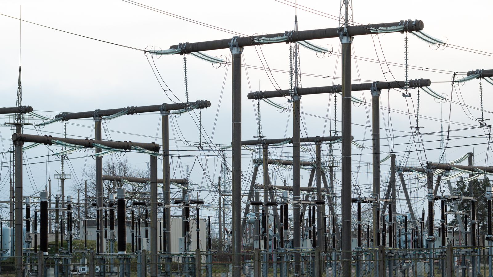 Subestació elèctrica en una imatge d'arxiu