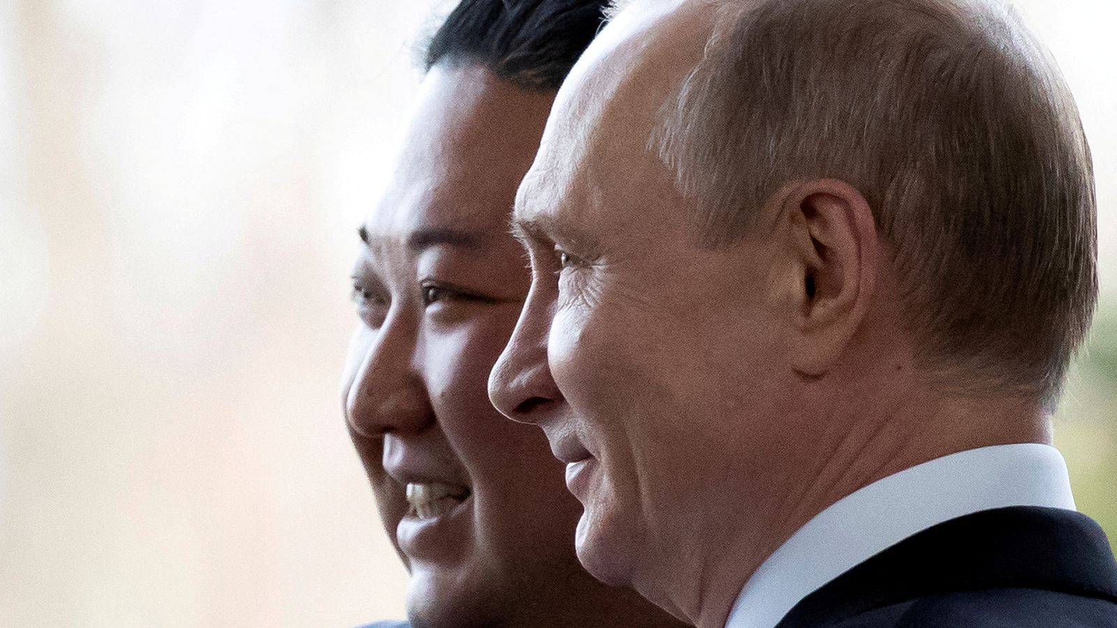 Els líders de Corea del Nord i Rússia, Kim Jong-un i Vladímir Putin, en una reunió de 2019