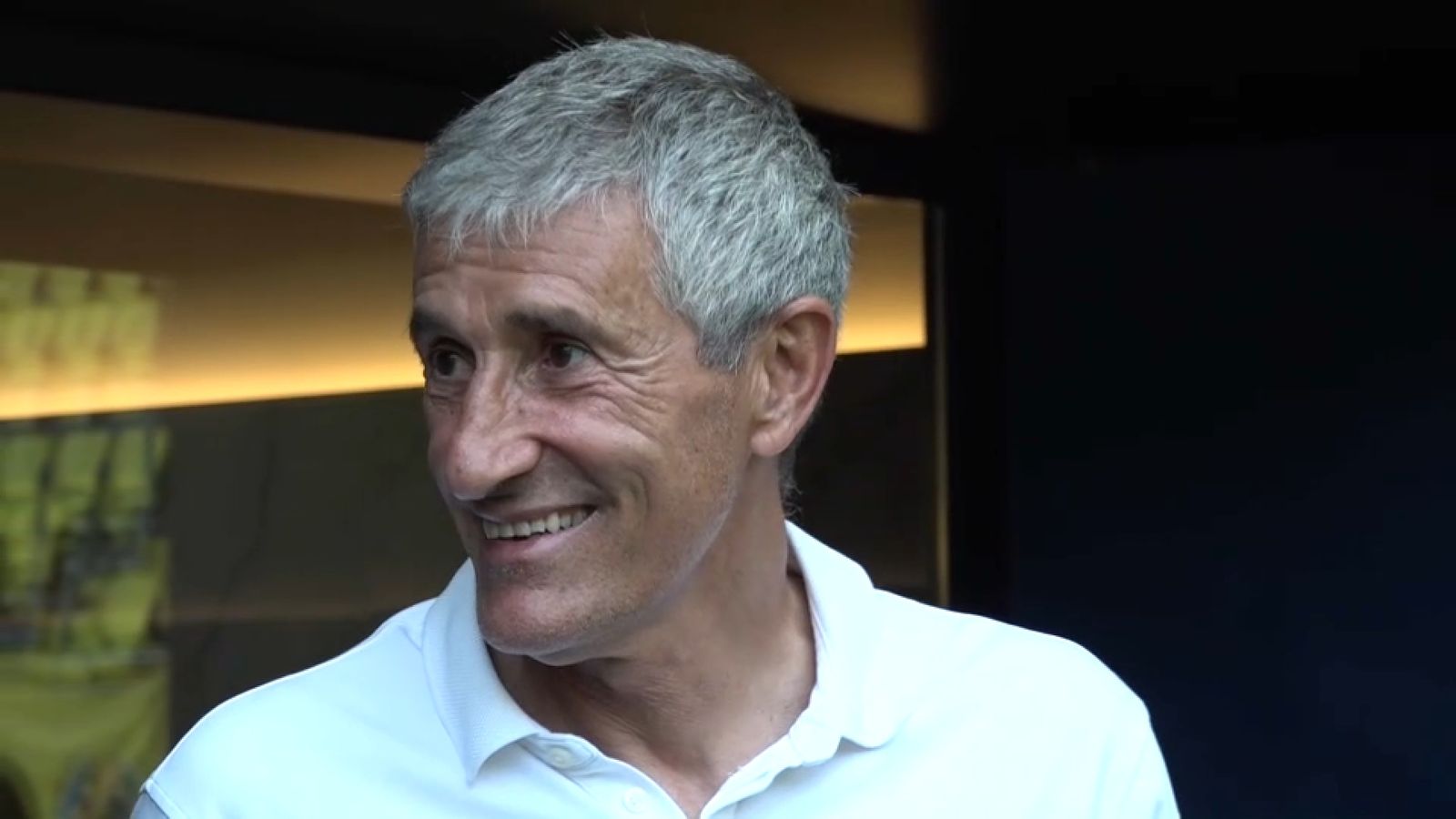 El tècnic del Vila-real, Quique Setién