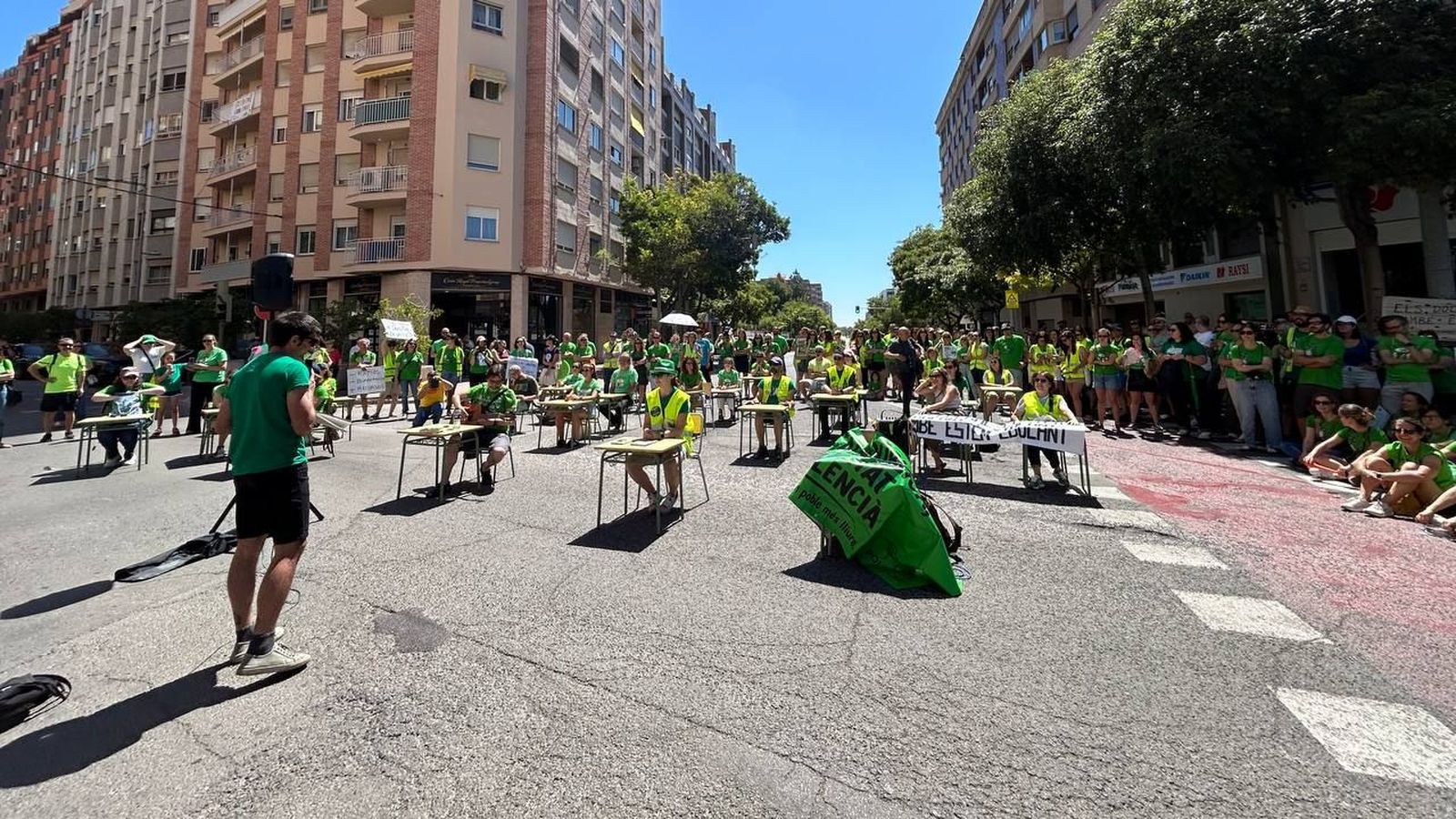 Concentració del professorat a Castelló