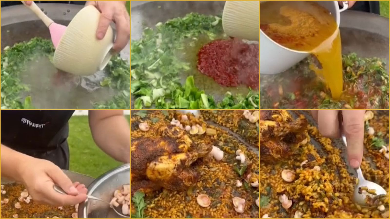 Jordi Morera repassa els ingredients de la paella de Dabiz Muñoz