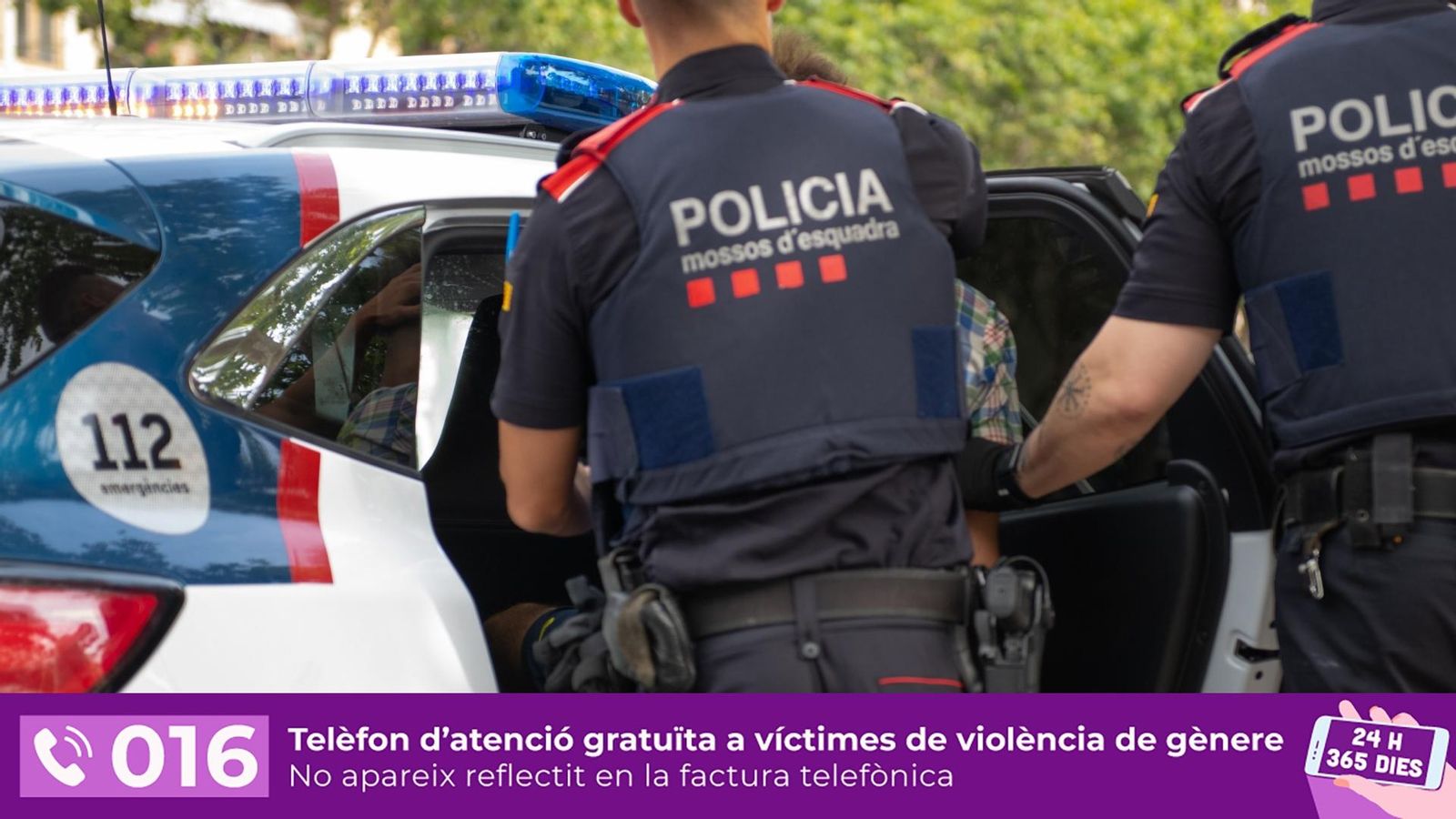 Les víctimes de la violència masclista poden telefonar al 016 de manera gratuïta