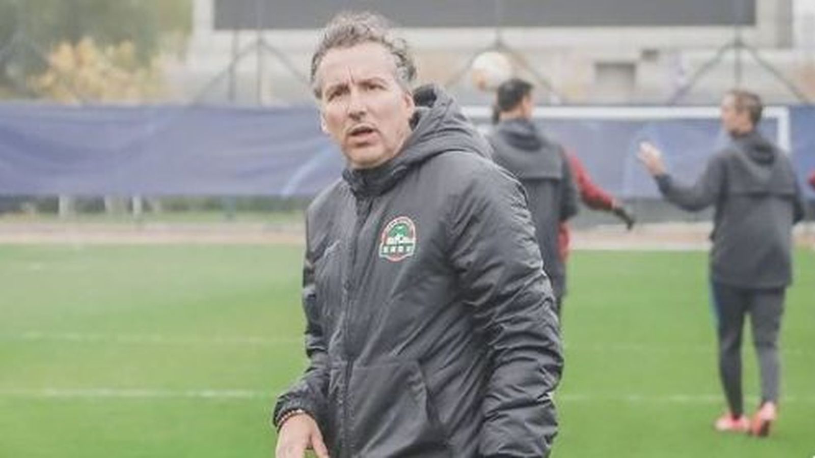 Javi Pereira durant un entrenament amb el Henan Jianye