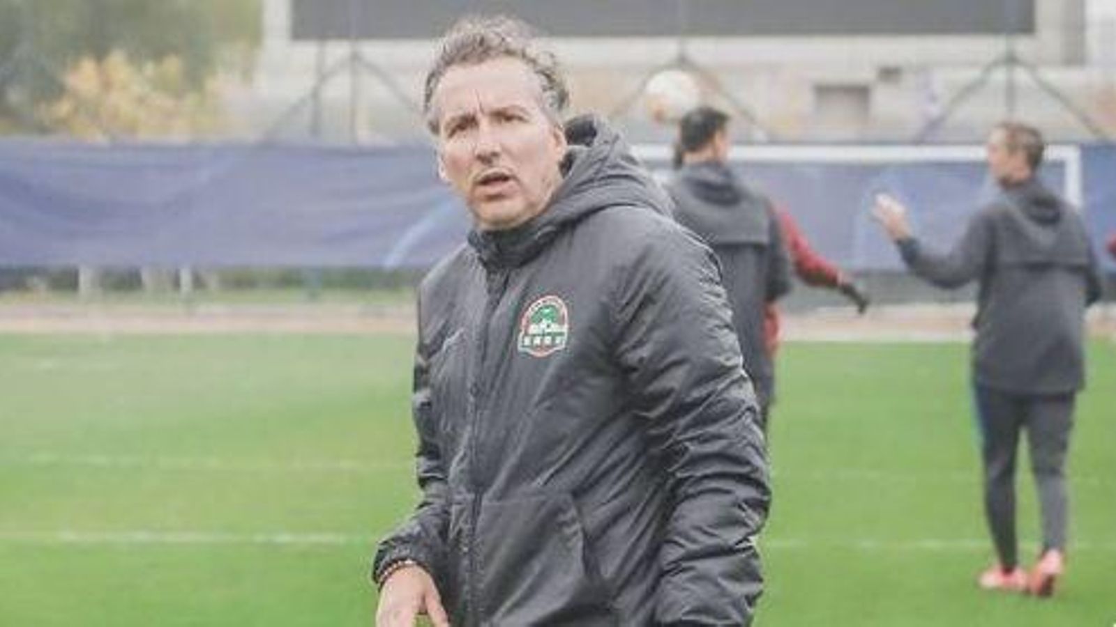 Javi Pereira durant un entrenament amb el Henan Jianye