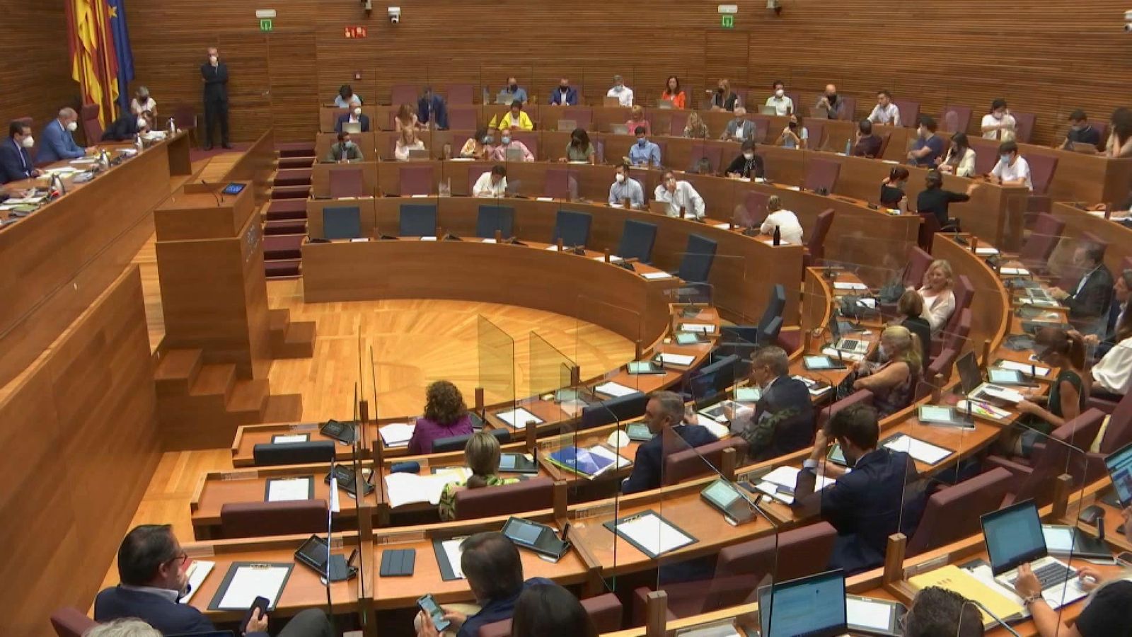 Ple de les Corts d'aquest dimecres