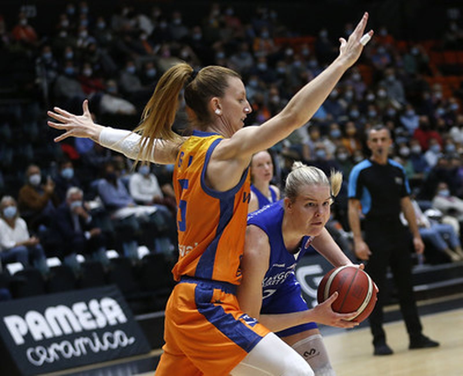 Laura Gil, una de les quatre màximes anotadores taronja del partit