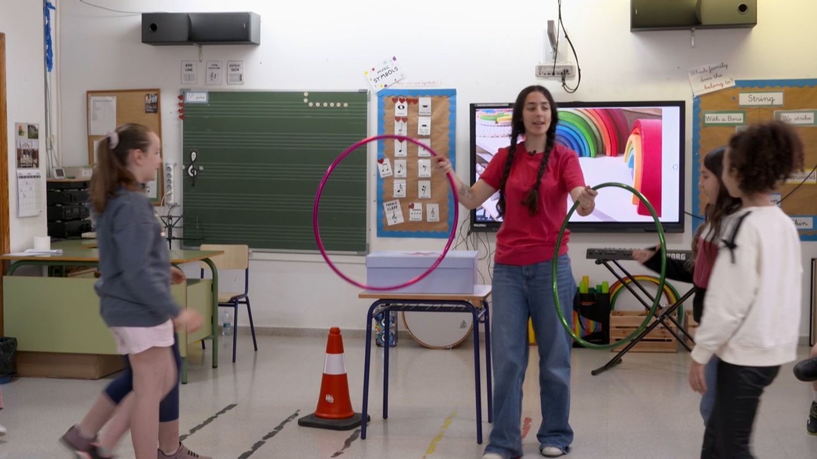 Balla el hula hoop!