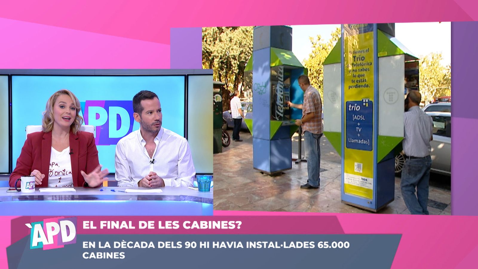 Les cabines telefòniques