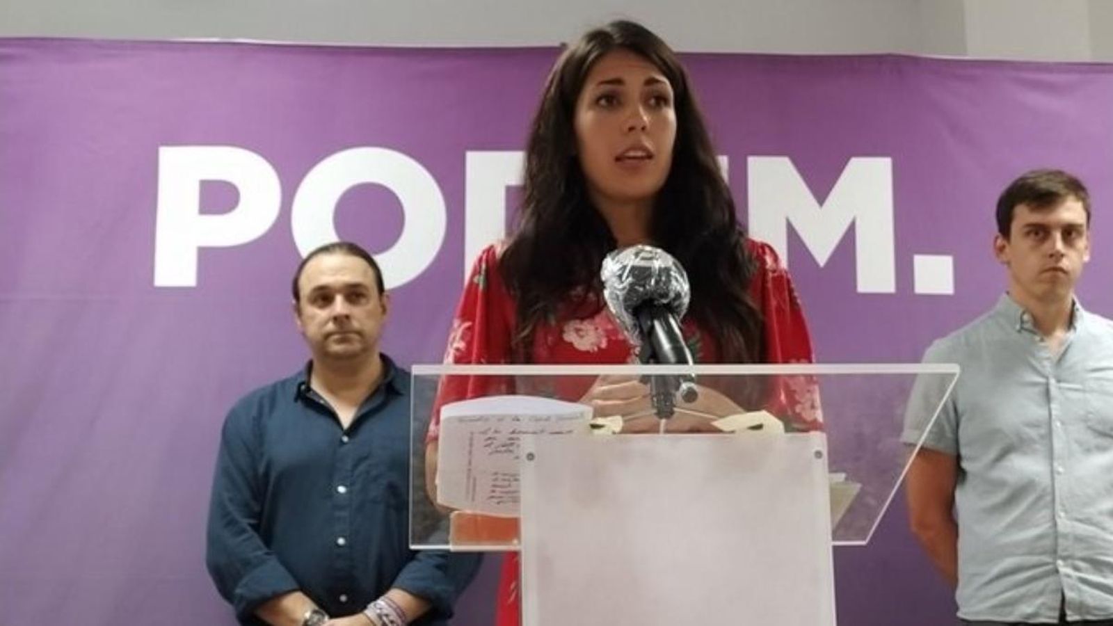 La síndica d'Unides Podem, Naiara Davó