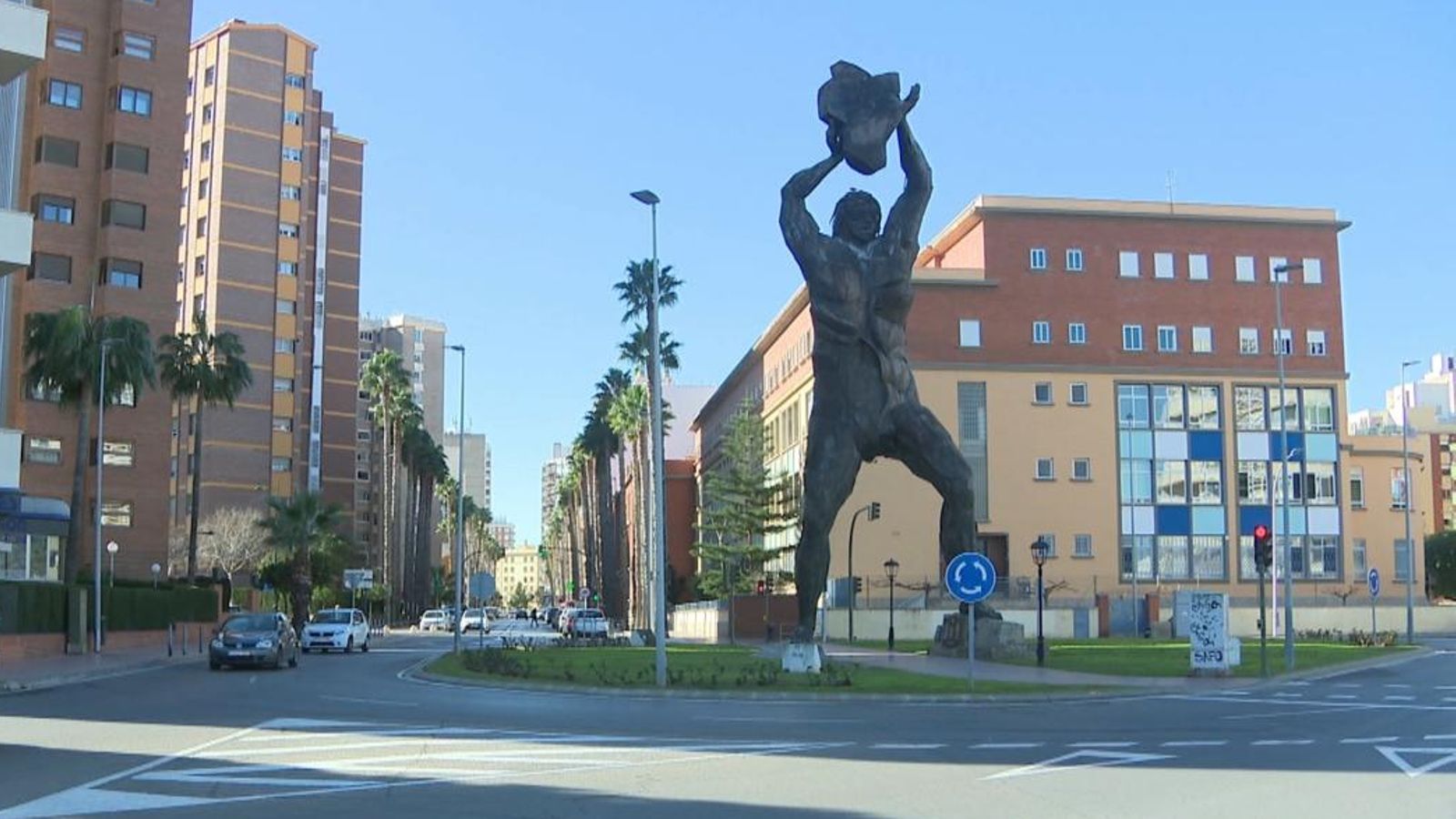 Les obres en l'avinguda del Lledó de Castelló de la Plana desperten el malestar del veïnat
