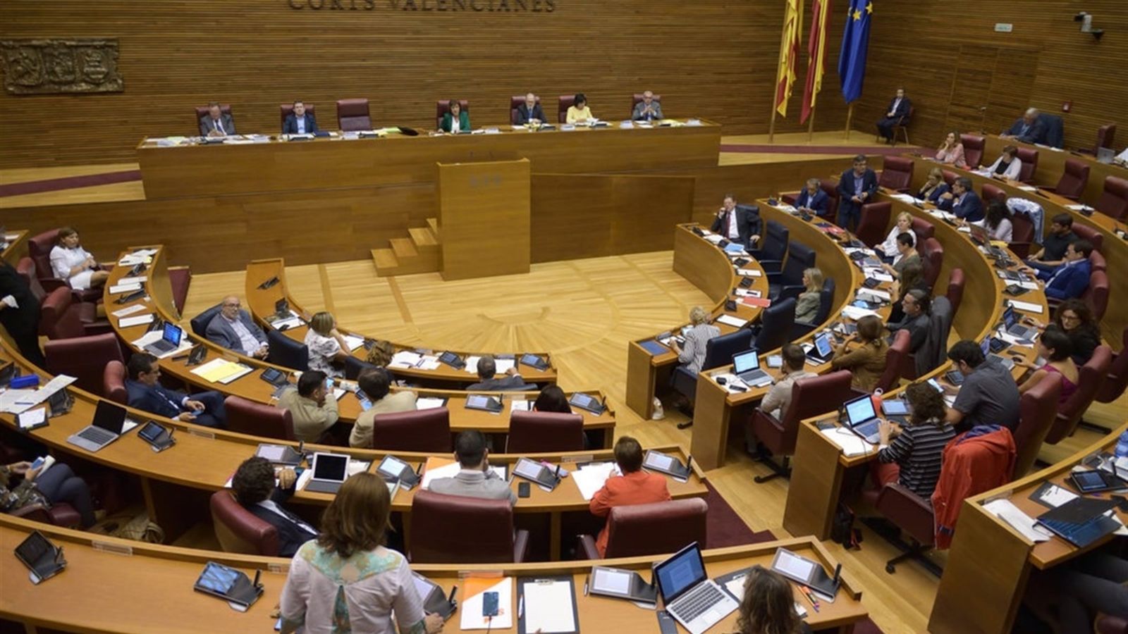 Imatge d’arxiu d’un ple de les Corts