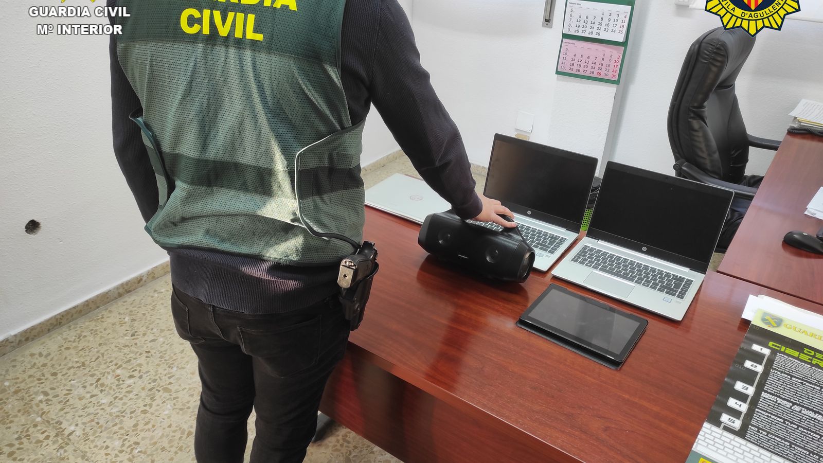 Un agent de la Guàrdia Civil