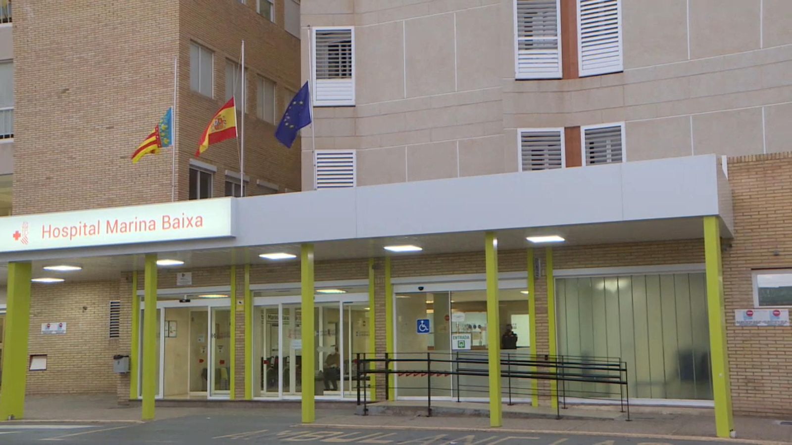 Façana de l'Hospital de la Marina Baixa, aquest dimarts