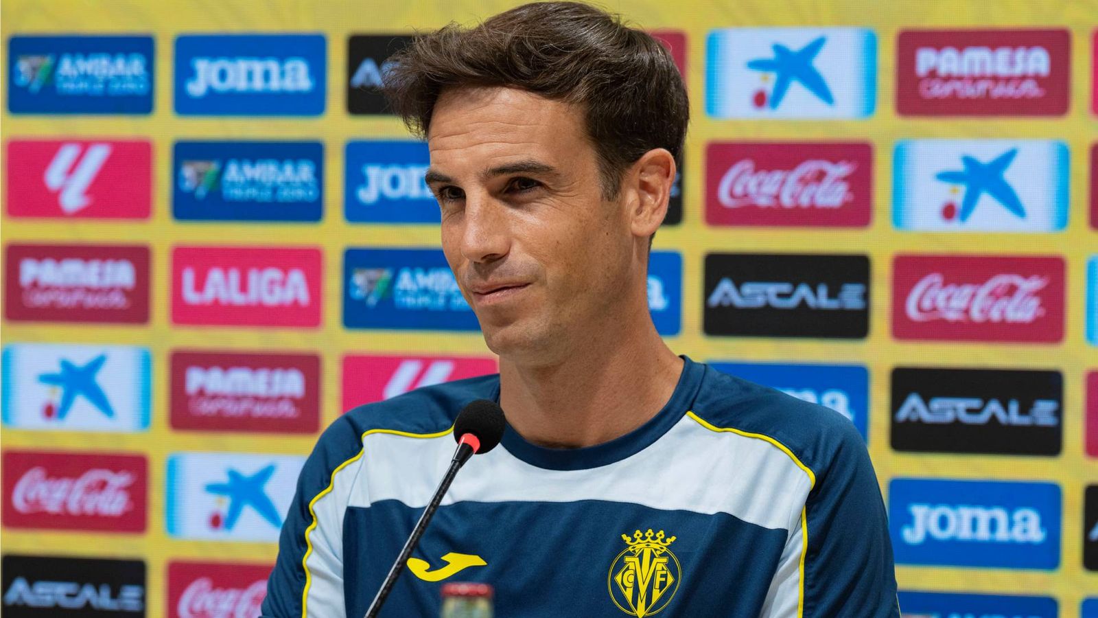 Iñigo Pérez, durant la roda de premsa