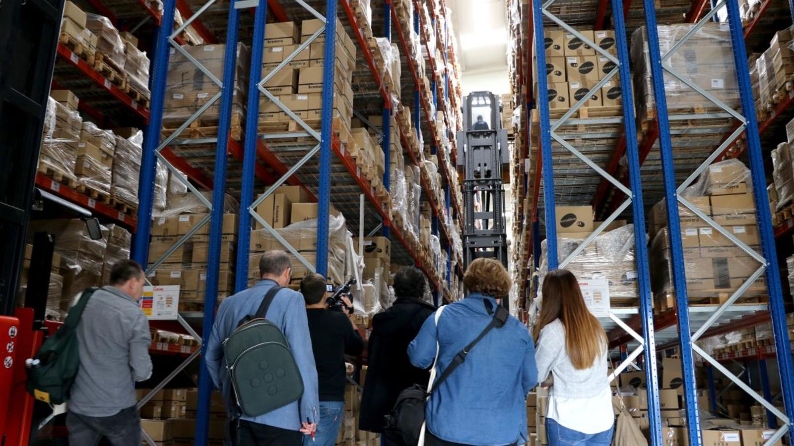 Imatge del nou magatzem de Bromera